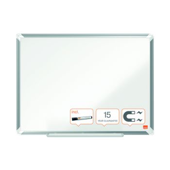Nobo Premium Plus Steel Magnetic Whiteboard 900 x 600mm1915155
