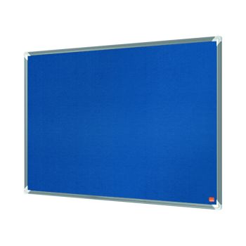 Nobo Premium Plus Felt Notice Board 1200 x 900mm Blue 1915189