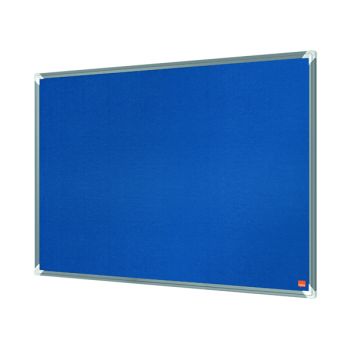 Nobo Premium Plus Felt Notice Board 1800 x 1200mm Blue 1915192