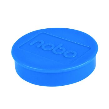 Nobo Whiteboard Magnets 38mm Blue (Pack of 10) 1915313