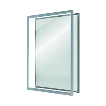 Nobo A3 Poster Frame Anodised Clip Wall Mountable Silver 1915577