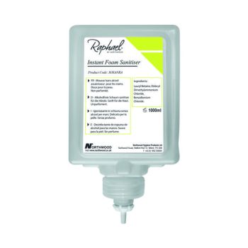 Raphael Alcohol Free Hand Sanitiser 1L (Pack of 6) SOSANRA