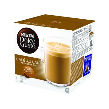 Nescafe Dolce Gusto Cafe au Lait Capsules (Pack of 48) 12235939