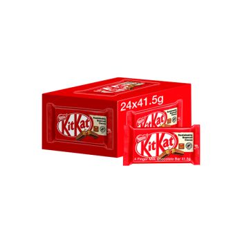Nestle KitKat Four Finger Milk Chocolate (Pack of 24) 12351222