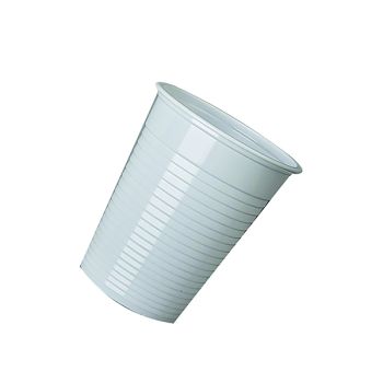 Mycafe Plastic Disposable Cups 7oz White (Pack of 2000) DVPPWHCU02000