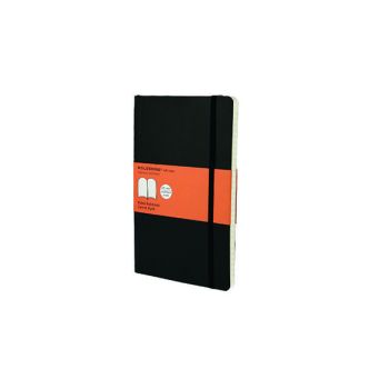 Moleskine Ruled Hardcover Notebook Large Black QP060 - DISCONTINUED