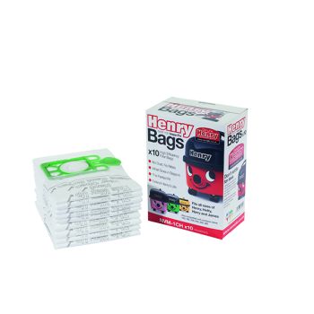 Numatic Vacuum Cleaner Bags For Henry Vacuum Cleaners (Pack of 10) KNI1C