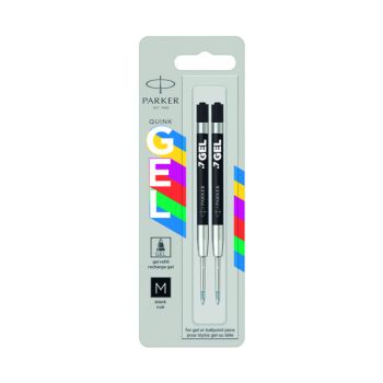 Parker Jotter Original Rollerball Pen Refill Black (Pack of 2) 2136231