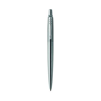 Parker Jotter Ballpoint Pen Steel with Chrome Trim Medium Blue Gift Box 1953170