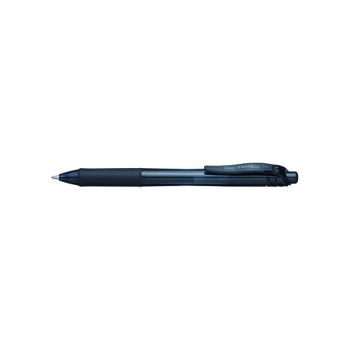 Pentel EnerGel X Retractable Gel Pen Broad Black (Pack of 12) BL110-A