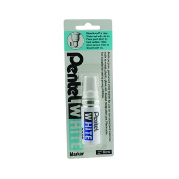 Pentel Paint Marker Bullet Tip Medium White BCX100W