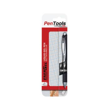 Pentel EnerGel XM Rollerball Permanent 0.7 Black Pack of 2 BLP77-PRO2AEU