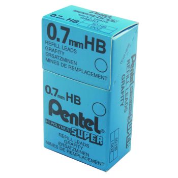 Pentel 0.7mm HB Mechanical Pencil Lead (Pack of 144) 50-HB