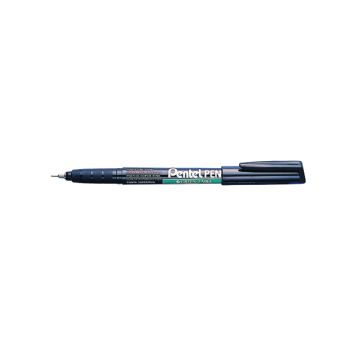 Pentel Permanent Marker Super Fine Black (Pack of 12) NMF50-A