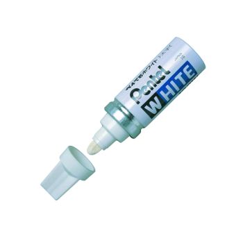Pentel Paint Marker Bullet Tip Medium White (Pack of 12) X100W