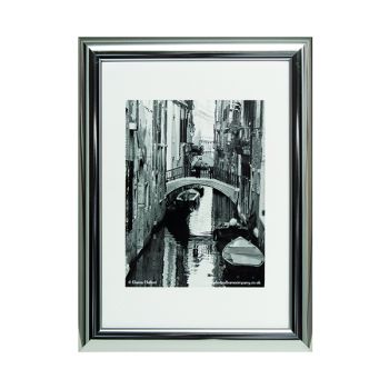 Hampton Frames Certificate Frame A4 Chrome PILA4SHIN-NG