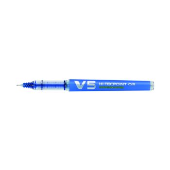 Pilot V5 Cartridge Rollerball Pen Fine Line Blue (Pack of 10) 4902505442803