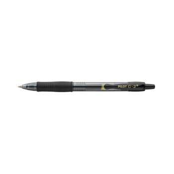 Pilot G-2 Plus Begreen Gel Ink Rollerball Medium Black (Pack of 12) PUJ163166