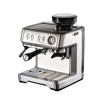 Ariete Metal Espresso Coffee Maker with Grinder Stainless Steel AR1313