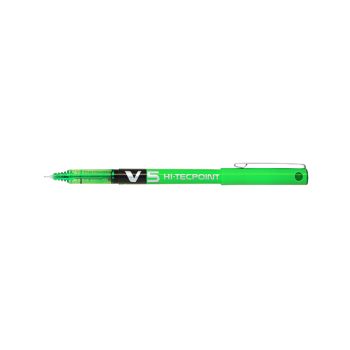 Pilot V5 Hi-Tecpoint Ultra Rollerball X Fine Green (Pack of 12) BXV504