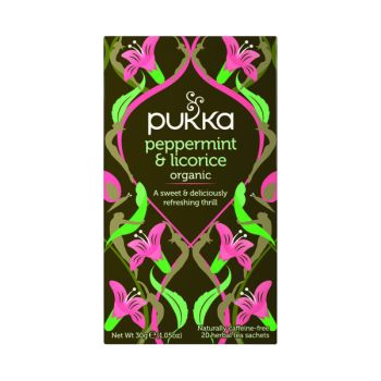 Pukka Peppermint and Liquorice Tea (Pack of 20) P5041 - DISCONTINUED