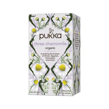 Pukka Three Chamomile Tea Bags Organic (Pack of 20) 05060229012579