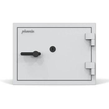 Phoenix Fortress High Security Safe Size 3 46L + Key Lock White SS1453K