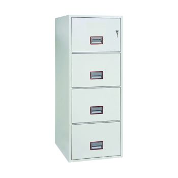 Phoenix 4 Drawer 90 Minute Fire Rated Filing Cabinet FS2254K