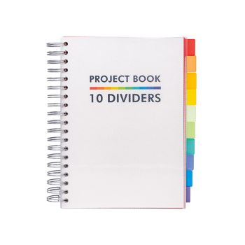 Pukka Pads Pukka Project Book with 10 Dividers B5 White 9603-PB