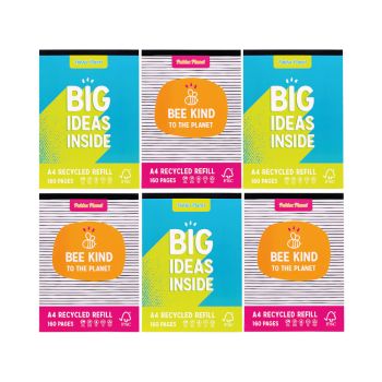 Pukka Pad Pukka Planet Refill A4 Assorted (Pack of 6) 9899-SPP