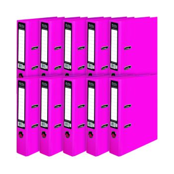 Pukka Brights Lever Arch File A4 Pink (Pack of 10) BR-7764