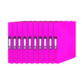 Pukka Brights Ringbinder A4 Pink (Pack of 10) BR-7772