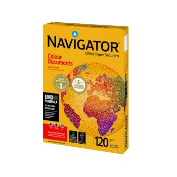Navigator Colour Documents A4 Paper 120gsm (Pack of 250) NAVA4120