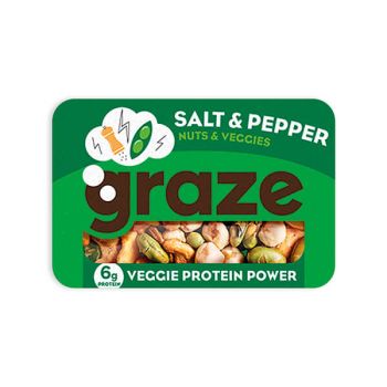 Graze Salt Pepper Veggie Protein Power Punnet 28g (Pack of 9) 2627