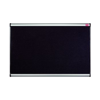 Nobo Prestige Foam Noticeboard Aluminium Frame 1200 x 900mm Black QBPF1290