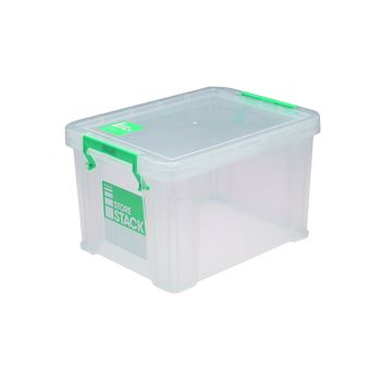 StoreStack 1 Litre Storage Box W180xD110xH90mm Clear RB00814