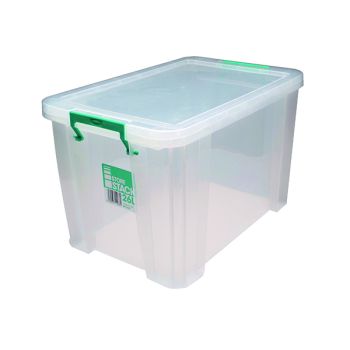 StoreStack 26 Litre Storage Box W470xD300xH290mm Clear RB11088
