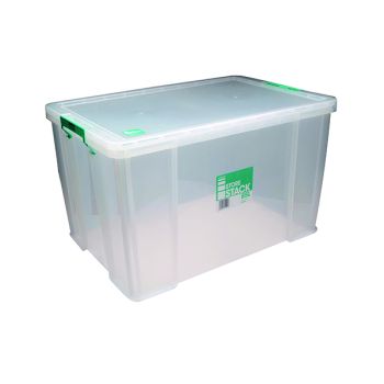 StoreStack 85 Litre Storage Box W660xD440xH390mm Clear RB11090