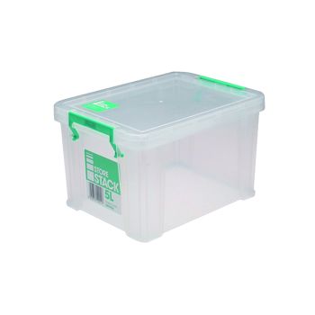 StoreStack 5 Litre Clear W260xD190xH150mm Storage Box RB90120