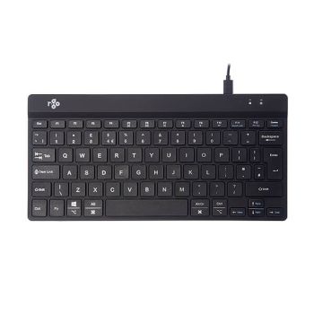 R-Go Compact Break Wired Keyboard UK Qwerty Black RGOCOUKWDBL