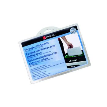 Rexel Shredder Non-Auto Oil Sheets (Pack of 12) 2101948