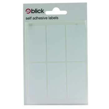 Blick White 42 Labels in Bags 25x50mm (Pack of 840) RS001959