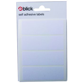 Blick Label Bag 25x75mm White (Pack of 560) RS003557