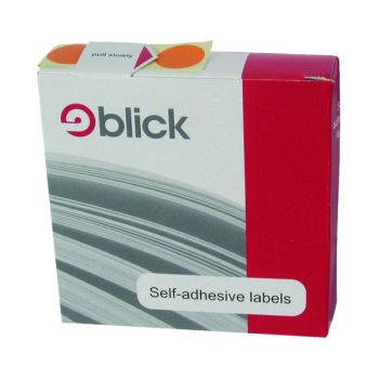 Blick Labels in Dispensers Round 19mm White (Pack of 1400) RS005551