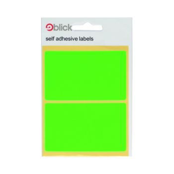 Blick Green Fluorescent Labels in Bags 50x80mm (Pack of 160) RS010654