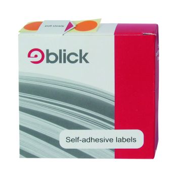 Blick Labels in Dispensers Round 19mm Blue (Pack of 1280) RS011453