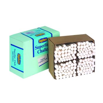 Stephens Tapered Chalk Stick White (Pack of 144) RS522553