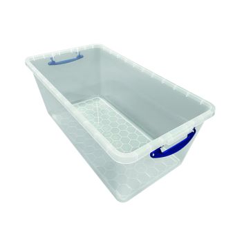 Really Useful 82 Litre New Nestable Clear 82C