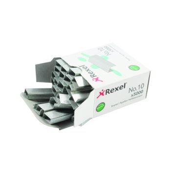 Rexel No.10 Metal Staples 5mm Pack of 5000 06005