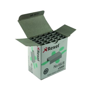 Rexel No 66 Staples 8mm (Pack of 5000) 06065
